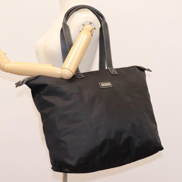 Christian Dior Tote Bag Nylon Black Auth ti2908 - Picture 12 of 14